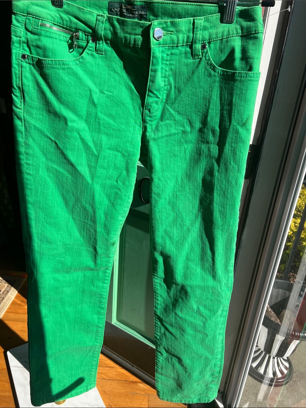 Ralph Lauren women’s Vibrant Green modern ankle denim Pants